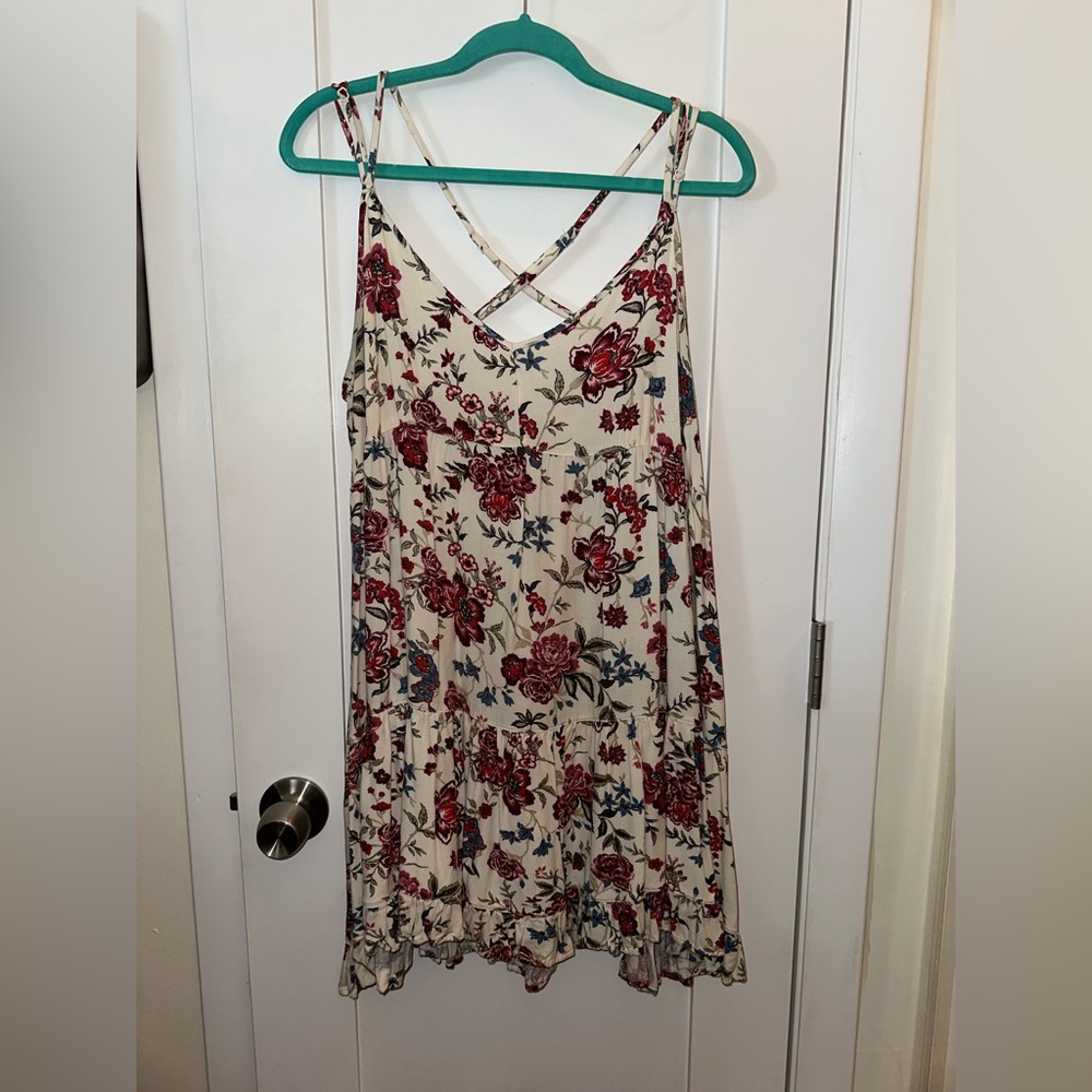 American Eagle, Cross Back Sun Dress, Size XL